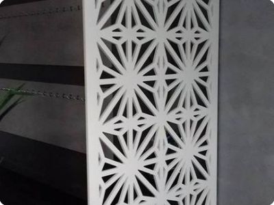 Panel ażurowy w szatni